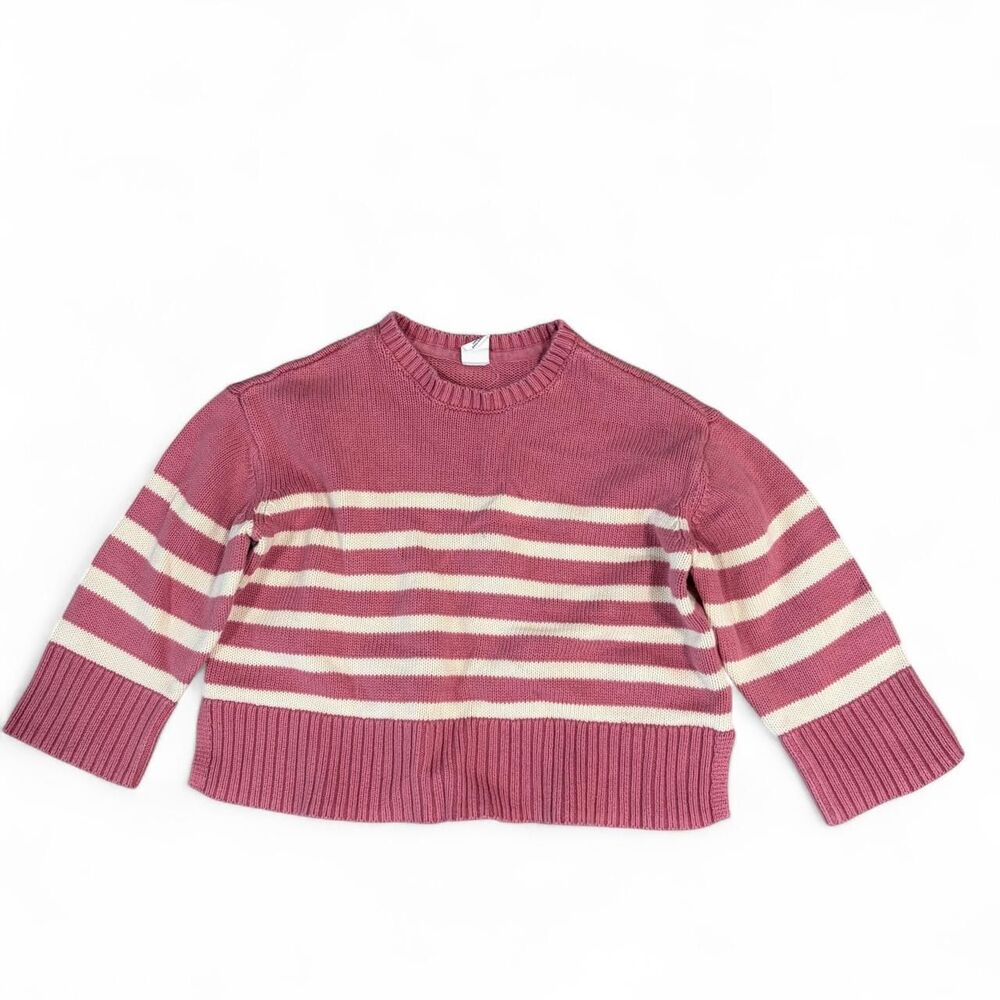 Babygap Women's Pink and White Jumper